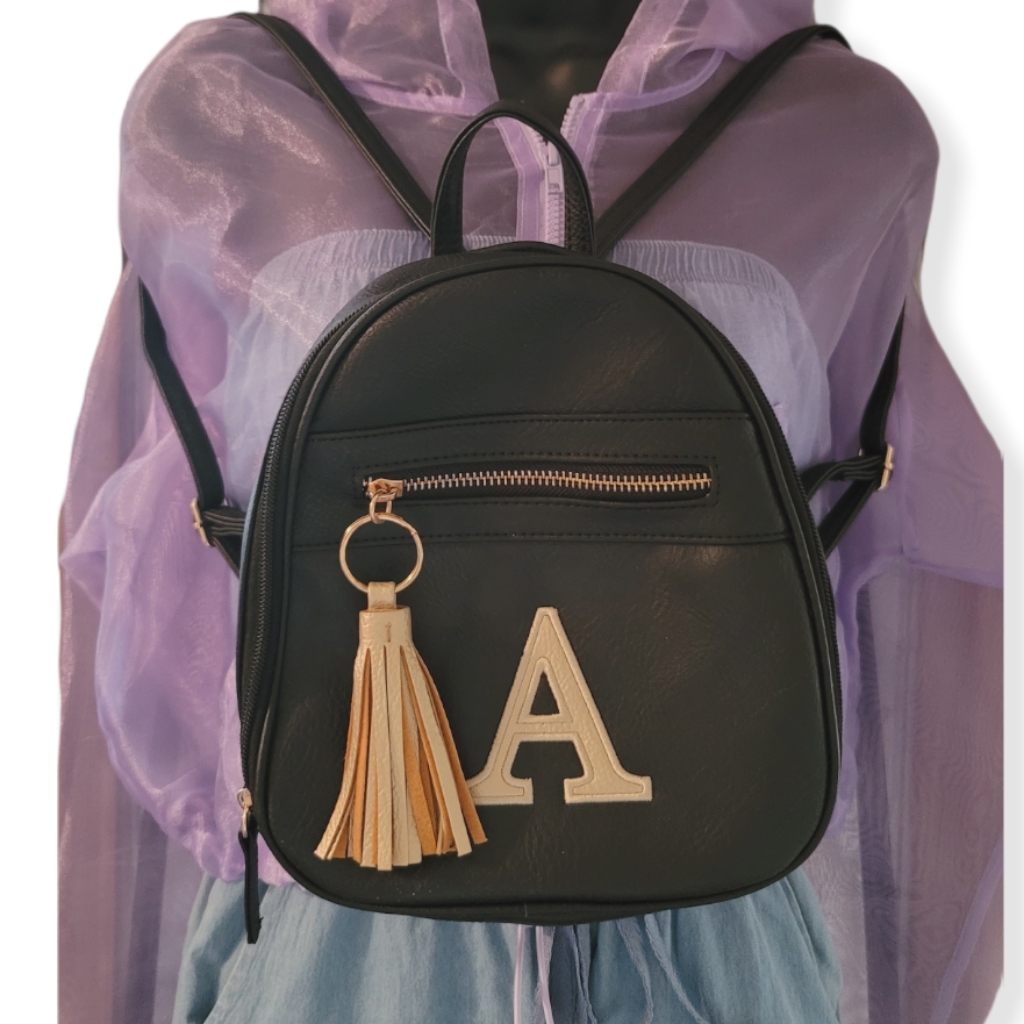 Monogram Letter A Backpack